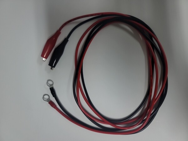 테스터월드DC Cable 케이블 10A (2.5SQ) 1.2m (1조) / Ring to 악어클립